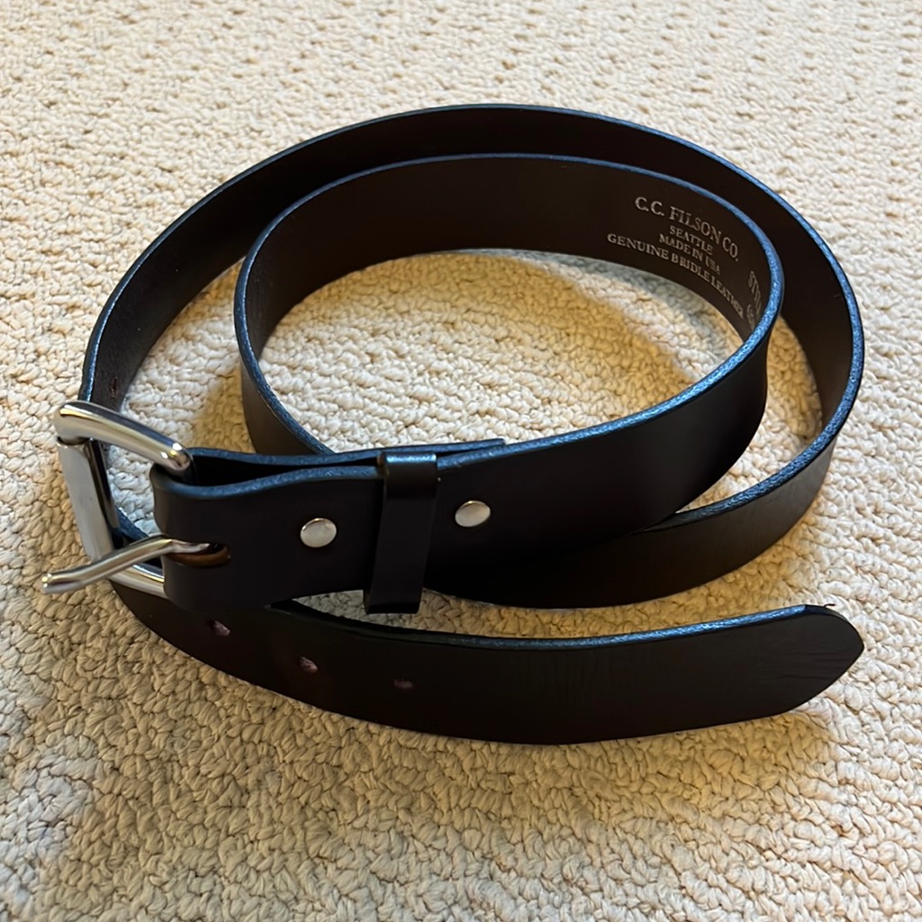 Dark Brown Leather Belt Dark Brown Leather Belt